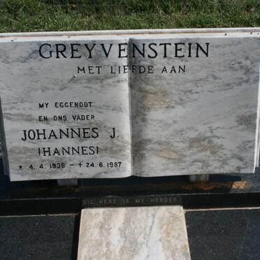 GREYVENSTEIN Johannes J. 1938-1987