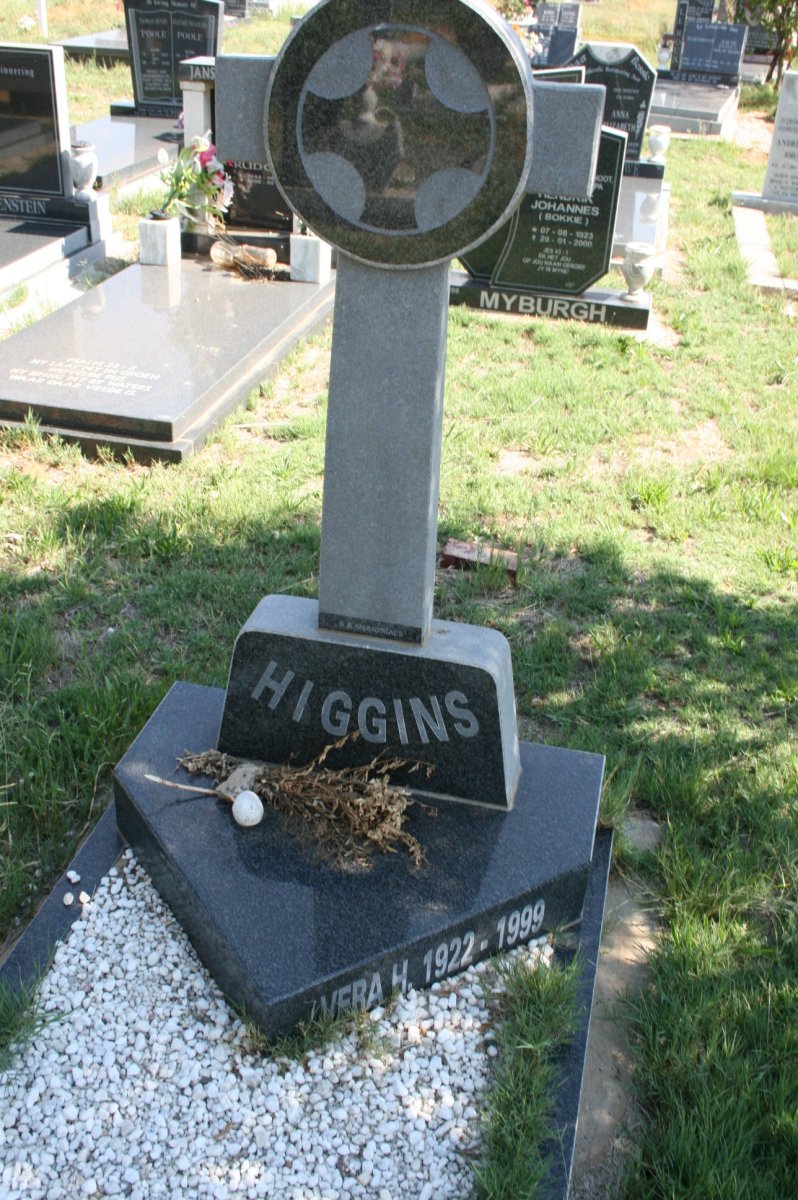 HIGGINS Vera H. 1922-1999