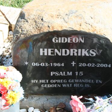 HENDRIKS Gideon 1964-2004