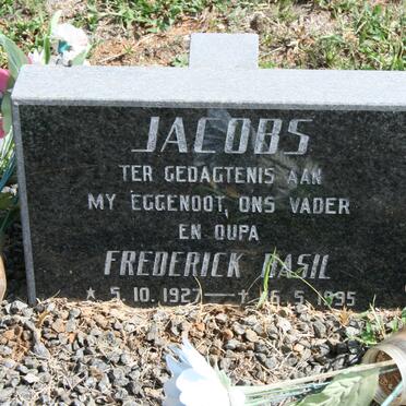 JACOBS Frederick Basil, 1927-1995