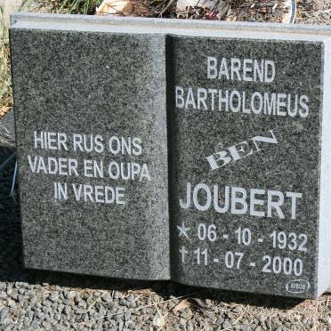 JOUBERT Barend Bartholomeus 1932-2000