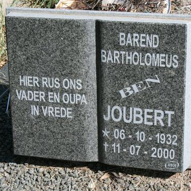JOUBERT Barend Bartholomeus 1932-2000