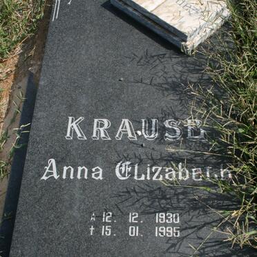 KRAUSE Anna Elizabeth 1930-1995
