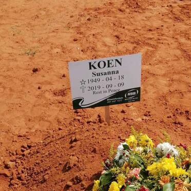 KOEN Susanna 1949-2019