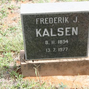 KALSEN Frederik J. 1894-1977