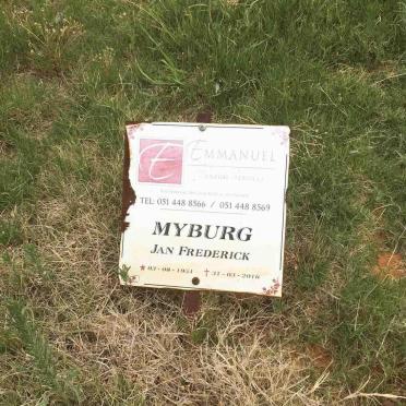 MYBURG Jan Frederick 1951-2016