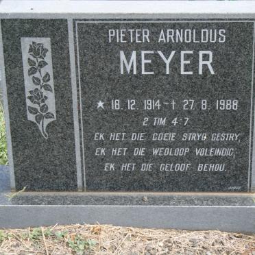 MEYER Pieter Arnoldus 1914-1988