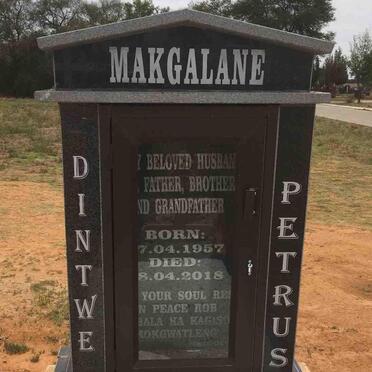 MAKGALANE Dintwe Petrus 1957-2018