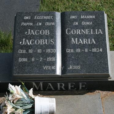 MAREE Jacob Jacobus 1930-1991 &amp; Cornelia Maria 1934