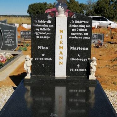 NIEMANN Nico 1946- &amp; Marlene 1947-2016