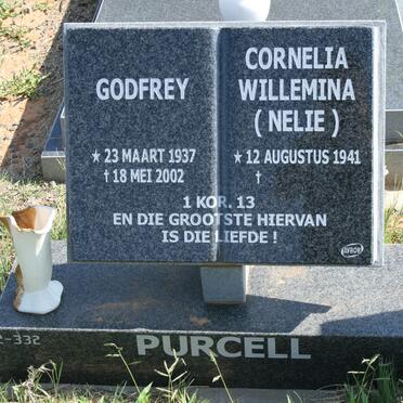 PURCELL Godfrey 1937-2002 &amp; Cornelia Willemina 1941-