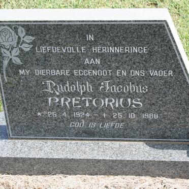 PRETORIUS Rudolph Jacobus 1924-1988