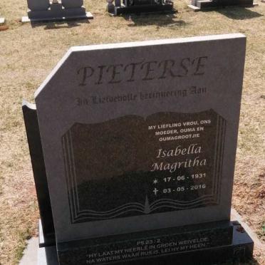 PIETERSE Isabella Magritha 1931-2016