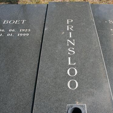 PRINSLOO Boet 1925-1999 &amp; Sannie 1931-1998