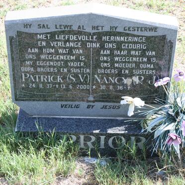 PRIOR S.V. 1937-2000 &amp; P.J. 1936-