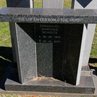 SCHOLTZ Emmanuel Marynes 1945-2016