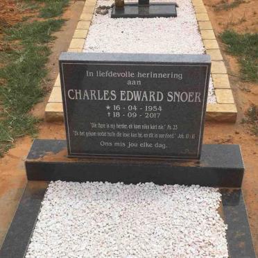SNOER Charles Edward 1954-2017