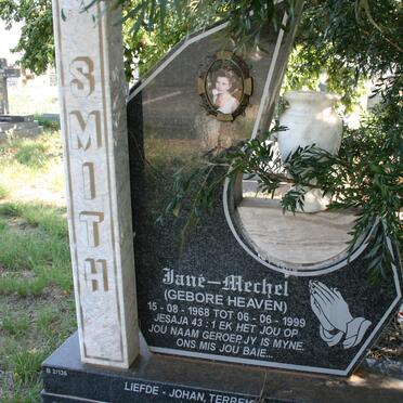 SMITH Jane-Mechel nee HEAVEN 1968-1999