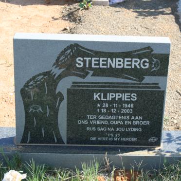 STEENBERG Klippies 1946-2003