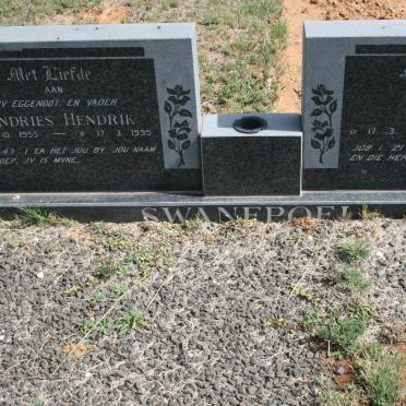 SWANEPOEL Andries Hendrik 1955-1995 &amp; Tersia 1959-