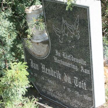 TOIT Jan Hendrik, du 1953-1998