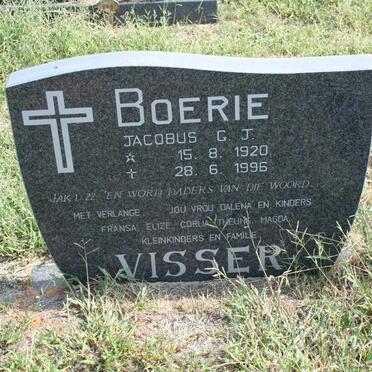 VISSER Jacobus G.T. 1920-1996