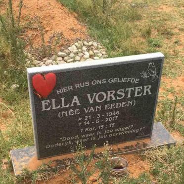 VORSTER Ella nee VAN EEDEN 1946-2017