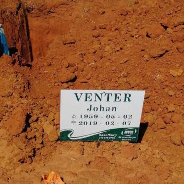 VENTER Johan 1959-2019