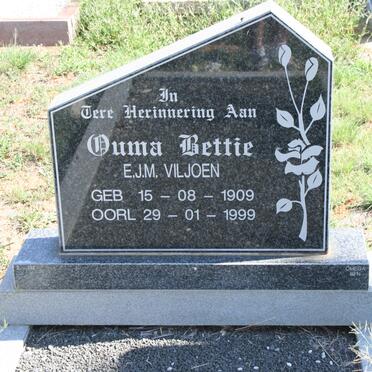 VILJOEN E.J.M. 1909-1999