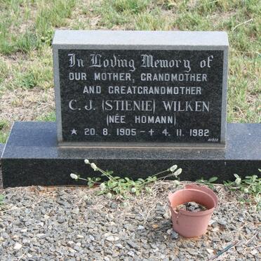 WILKEN C.J. nee HOMANN - 1905-1982