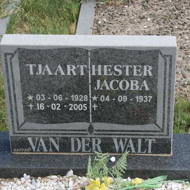 WALT Tjaart, van der 1928-2005 &amp; Hester Jacoba 1937-