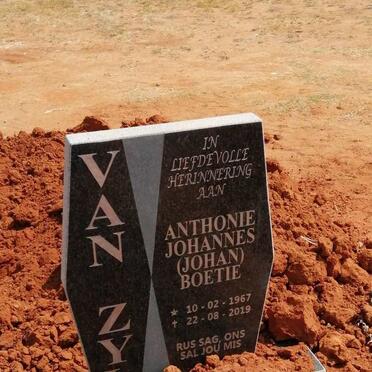 ZYL Anthonie Johannes, van 1967-2019