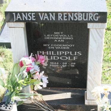 RENSBURG Philippus Rudolf, Janse van 1944-2000