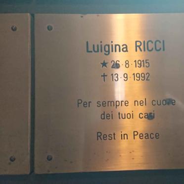 RICCI Luigina 1915-1992