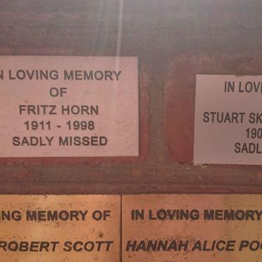 HORN Fritz 1911-1998 :: BARTER Stuart Skardon 1906-1987