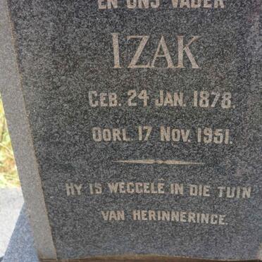ASWEGEN Izak, van 1878-1951 &amp; Johanna 1884-1977