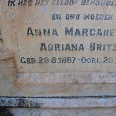 ASWEGEN Izak Andries, van 1880-1918 &amp; Anna Margaretha Adriana BRITZ 1887-1952