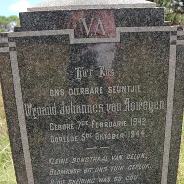 ASWEGEN Wynand Johannes, van 1942-1944