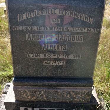 ALBERTS Andries Jacobus 1883-1948