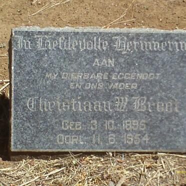 BREET Christiaan M. 1895-1954