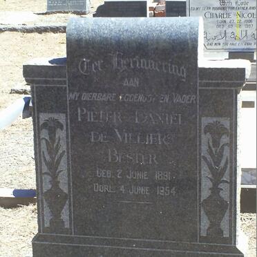 BESTER Pieter Daniel de Villiers 1891-1954