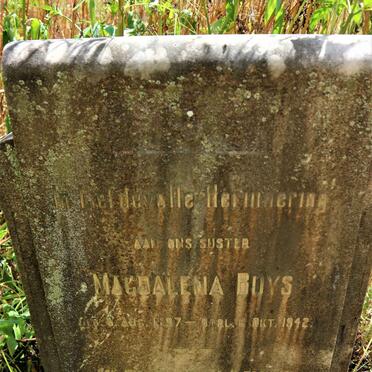 BUYS Magdalena 1897-1942