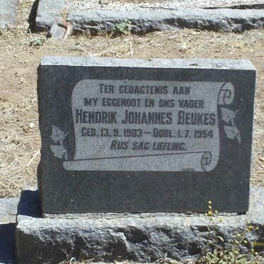 BEUKES Hendrik Johannes 1903-1954