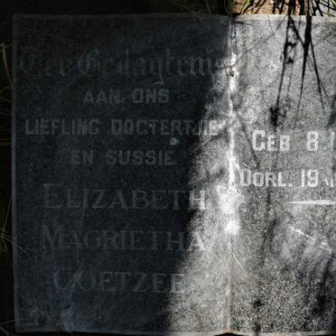 COETZEE Elizabeth Magrietha 1949-1951