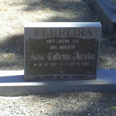 FERREIRA Anna Cathrina Jacoba 1917-1985