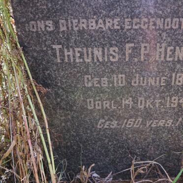 HENNING Theunis F.P. 1876-1942