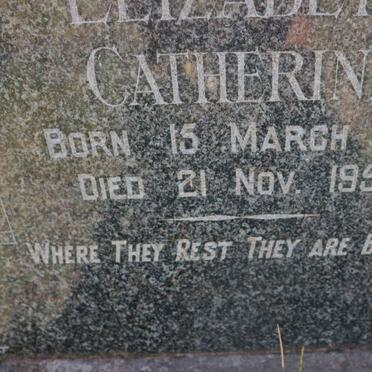 HAVENGA John James 1870-1947 &amp; Elizabeth Catherine 1871-1954