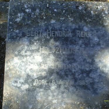 HOLTZHAUSEN Gert Hendrik Renier 1892-1955