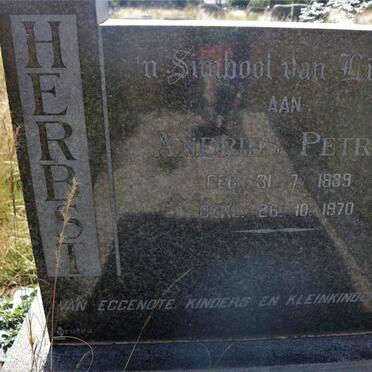 HERBST Andries Petrus 1889-1970