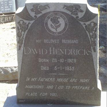 HENDRICKS David 1929-1955